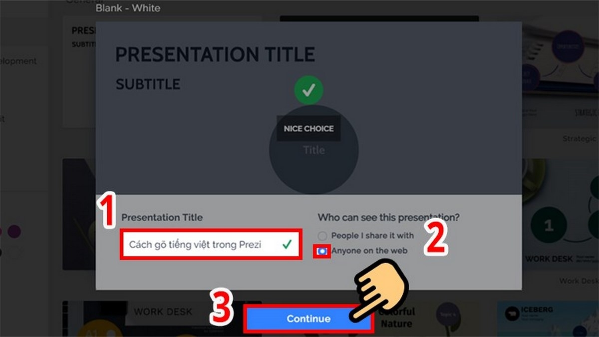 gõ tiếng Việt trong Prezi - hình 5