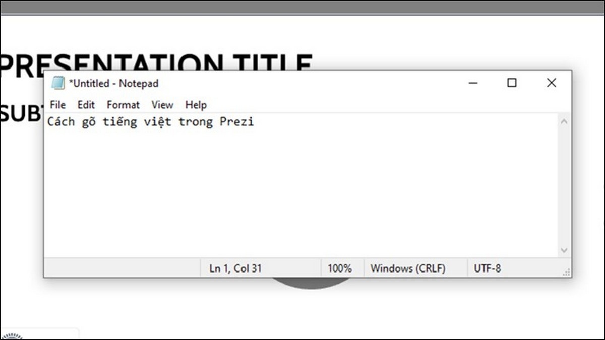 gõ tiếng Việt trong Prezi - hình 7