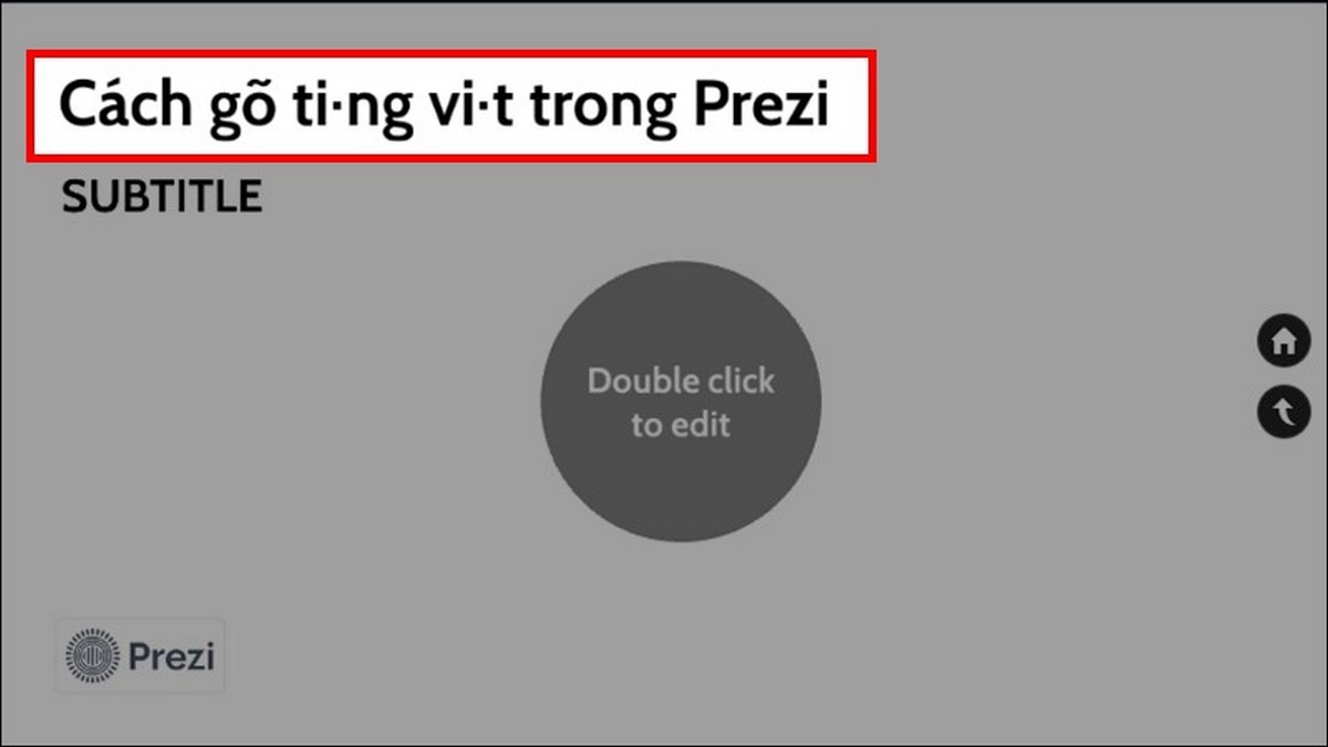gõ tiếng Việt trong Prezi - hình 8