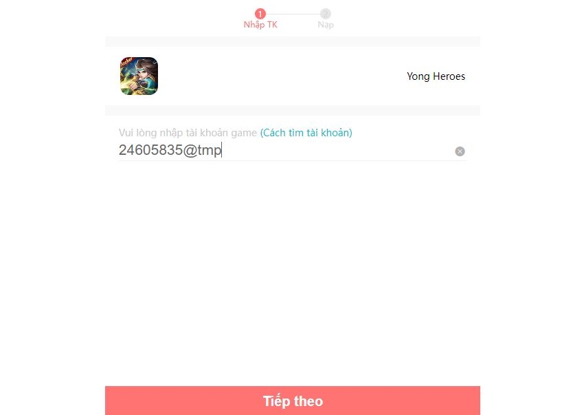 Nạp yong heroes 2