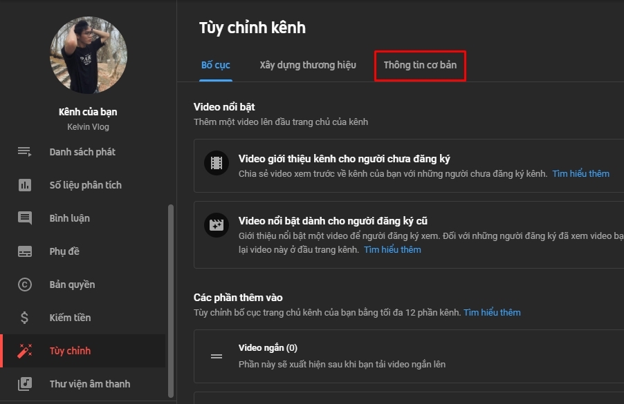 Cách đổi tên kênh Youtube trên máy tính siêu đơn giản, nhanh chóng, thành công ngay lần đầu 4