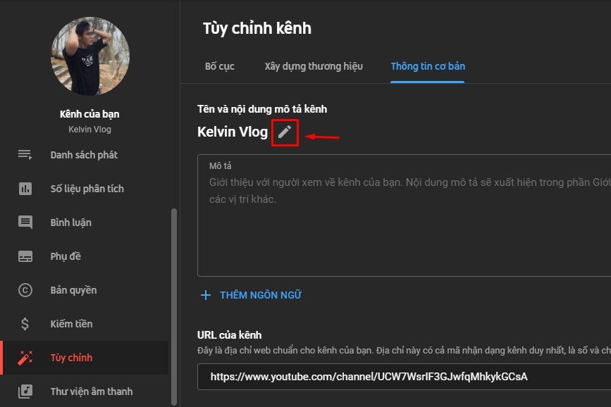 Cách đổi tên kênh Youtube trên máy tính siêu đơn giản, nhanh chóng, thành công ngay lần đầu 5