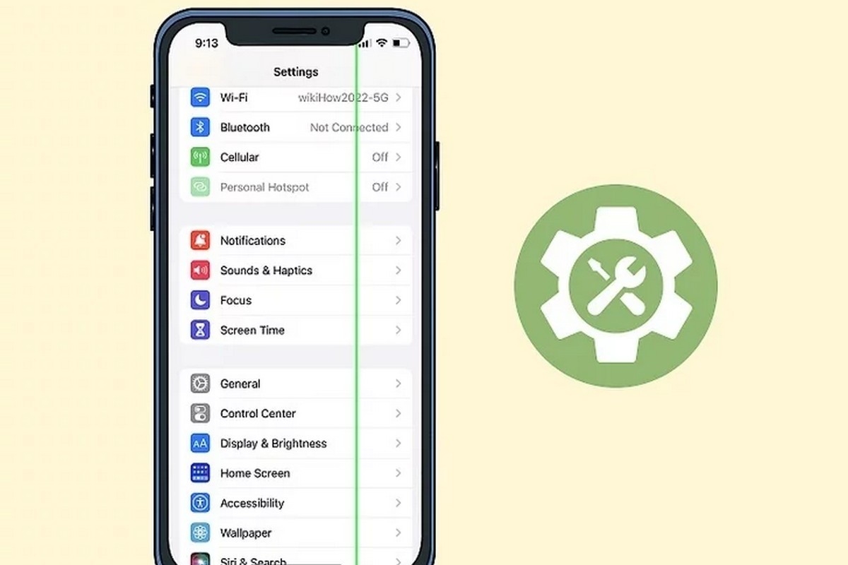 màn hình iPhone XS Max bị sọc xanh - hình 1