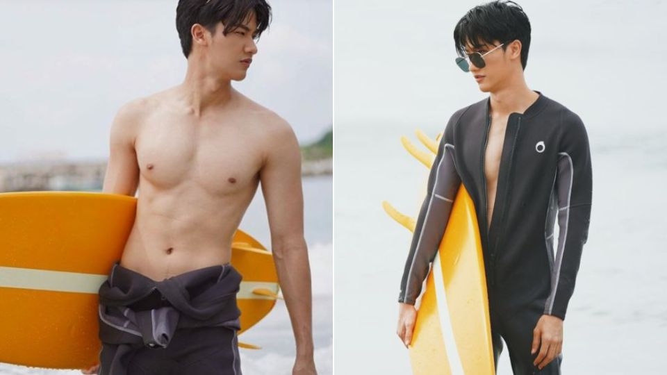 Chụp cùng ván trượt