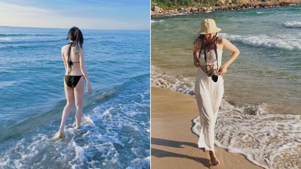 Đi dạo tự nhiên trên bờ biển