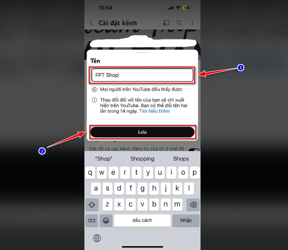 Đổi tên kênh YouTube - Ảnh 13