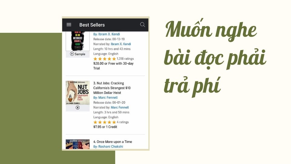 Muốn nghe bài đọc phải trả phí