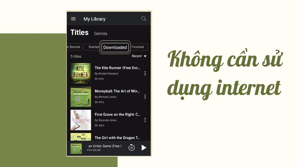 Không cần sử dụng Internet