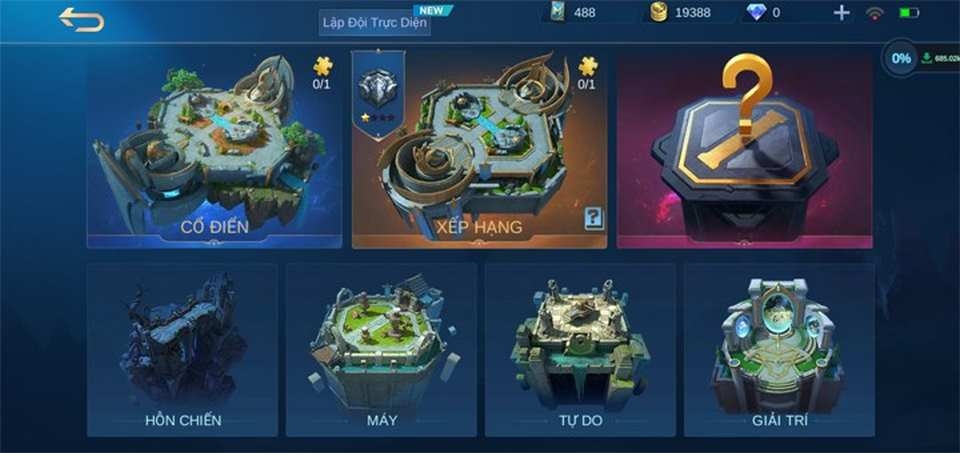 Lựa chọn các chế độ tham gia game thích hợp