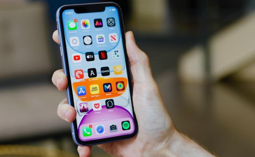 màn hình iPhone bị lỗi màu 1