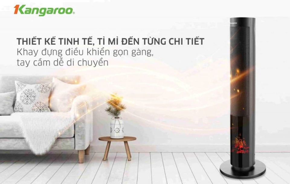 Máy sưởi gốm Kangaroo KGFH08