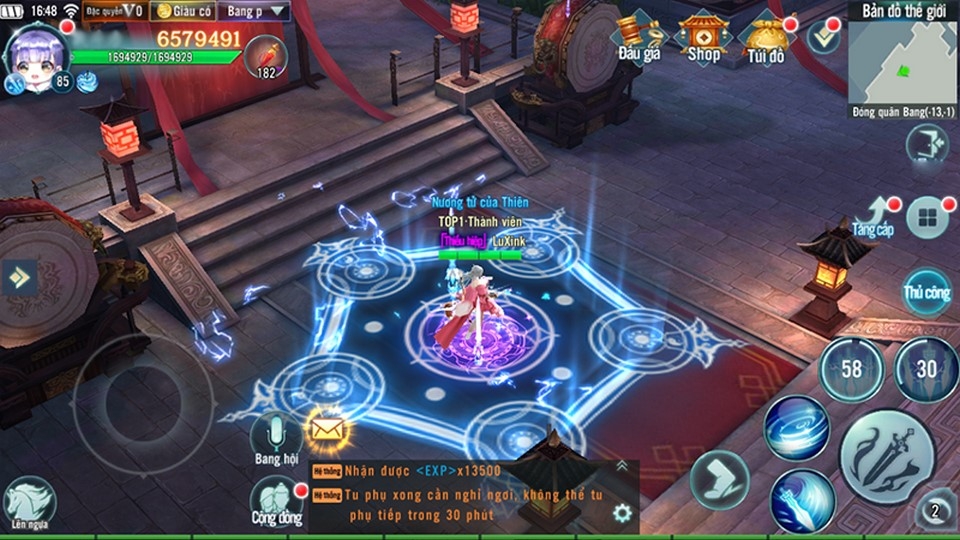 Game với nhiều môn phái khác nhau