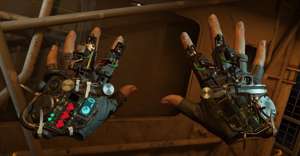 Cánh tay robot của Alyx trong game