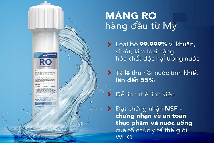 Kiểm tra kỹ lõi lọc số 4, lõi lọc RO
