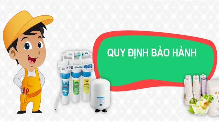 Lưu ý tới chế độ bảo hành khi mua máy lọc nước