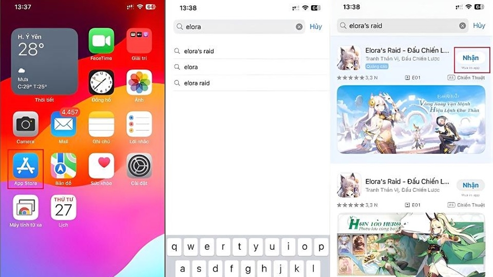 Cách tải Elora's Raid nhanh chóng trên điện thoại iOS