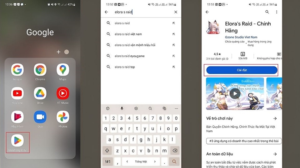 Cách tải Elora's Raid nhanh chóng trên điện thoại Android