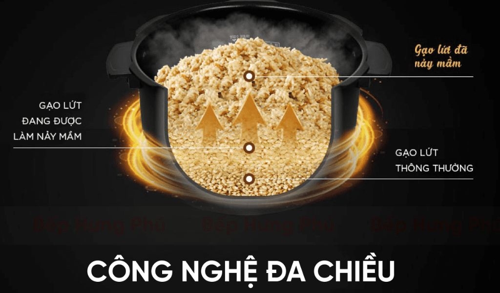 Công nghệ nấu 1D, 2D, 3D, cao tần là gì? Đặc điểm nổi bật của từng nồi giống và khác nhau 2