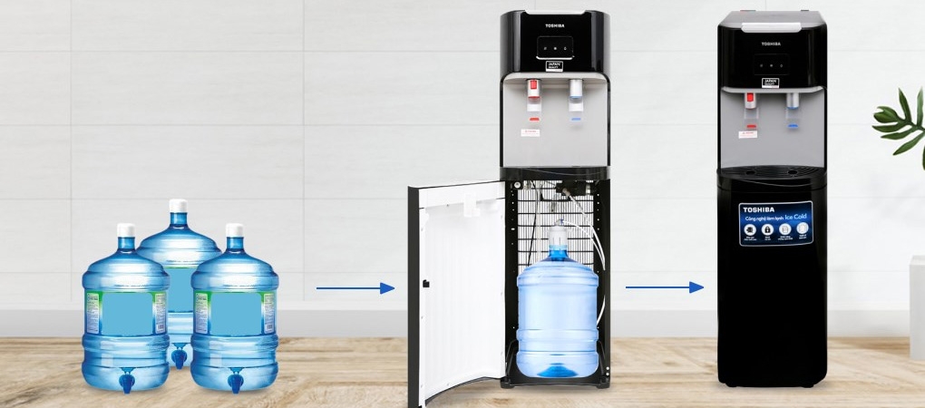 Mẫu cây nước nóng lạnh âm bình