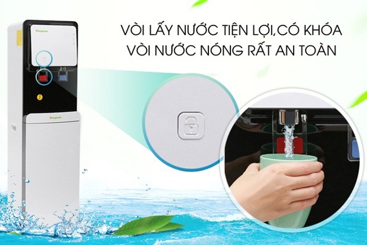 Nên mua máy lọc nước có khoá an toàn