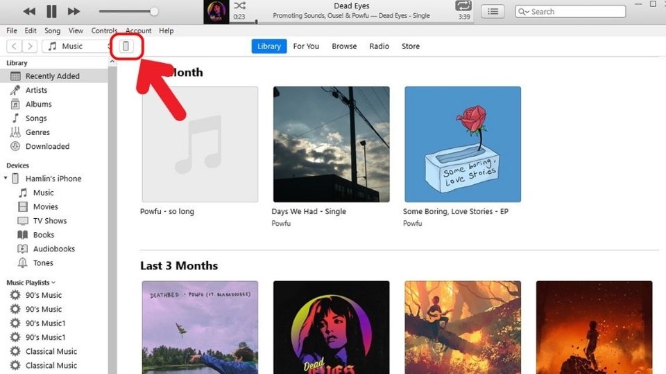 Bước 2: Kết nối iPhone với máy tính