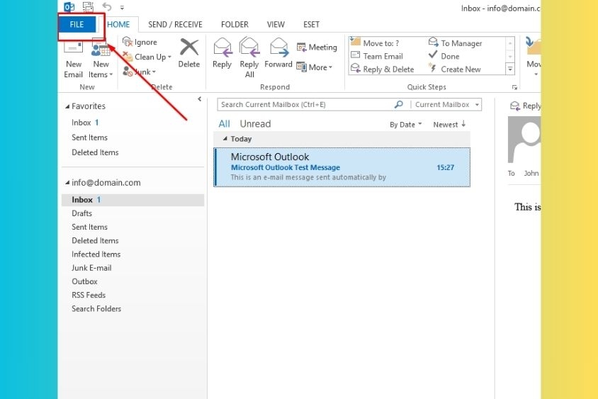 cách sử dụng outlook hình 9.1