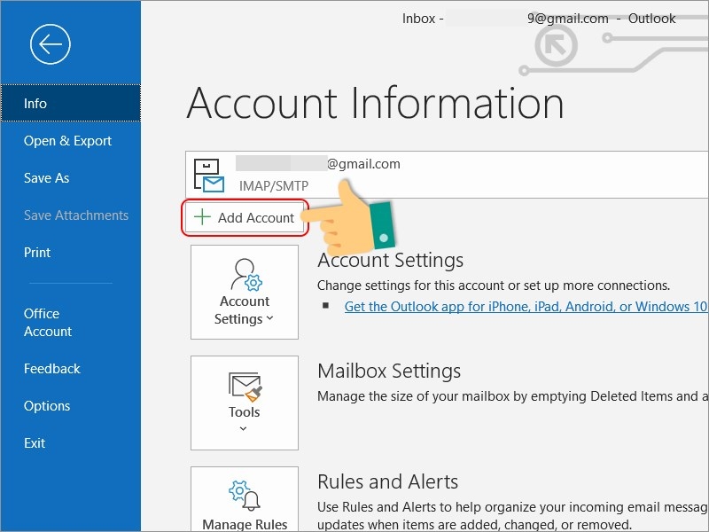cách sử dụng outlook hình 9.2