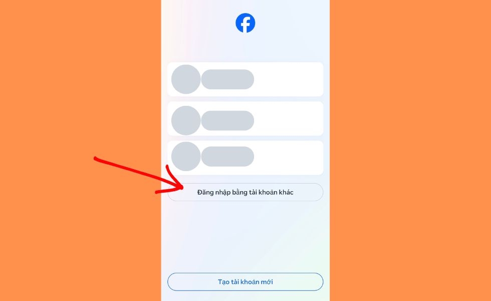 Cách thêm tài khoản Facebook