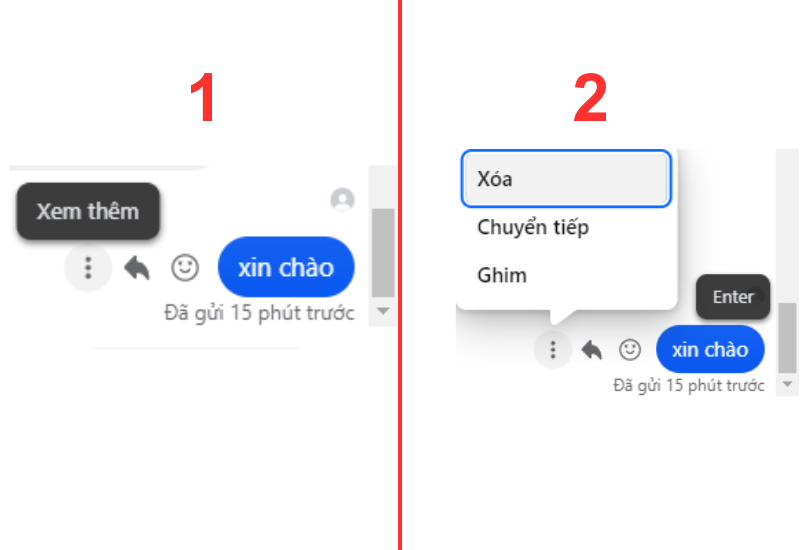 Chọn xem thêm để thu hồi tin nhắn