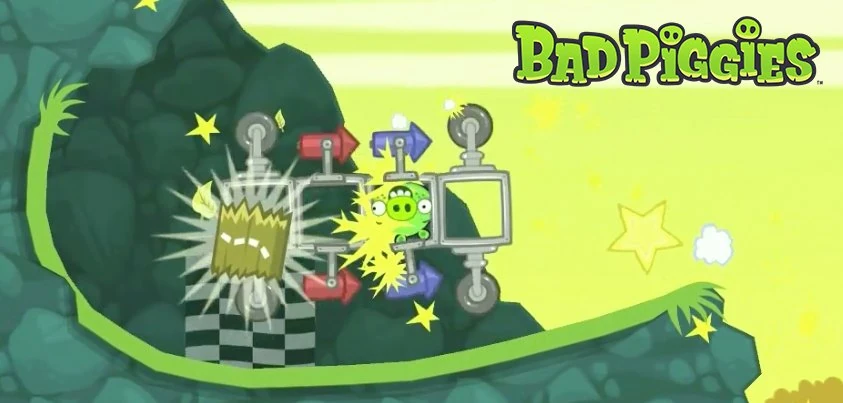 Điều khiển phương tiện trong Bad Piggies