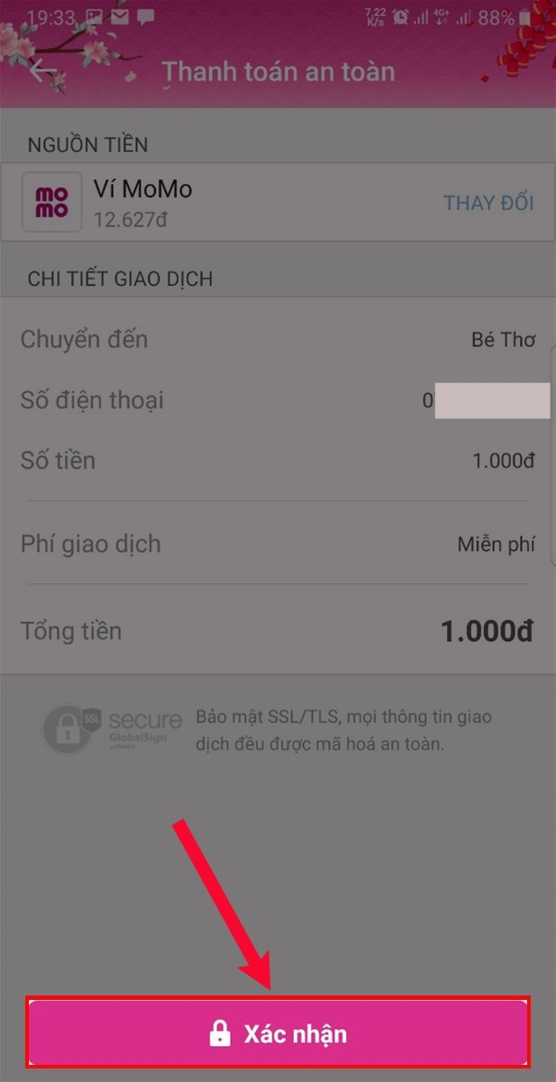 cách đổi số điện thoại Momo - hình 8
