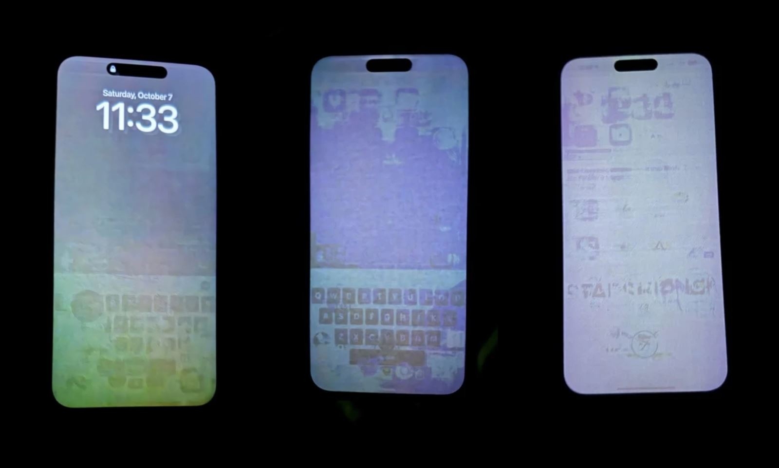 màn hình iPhone bị mờ - hình 1