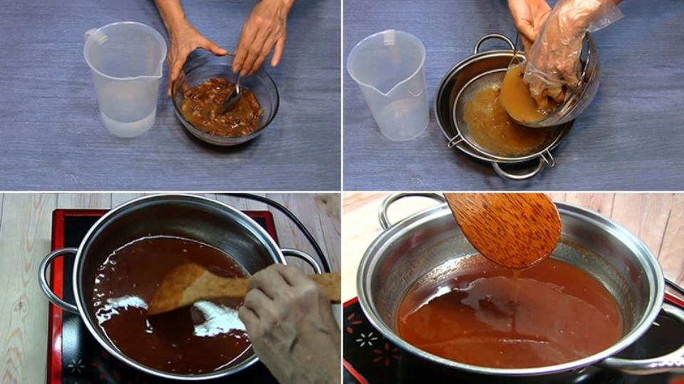 Làm nước sốt me