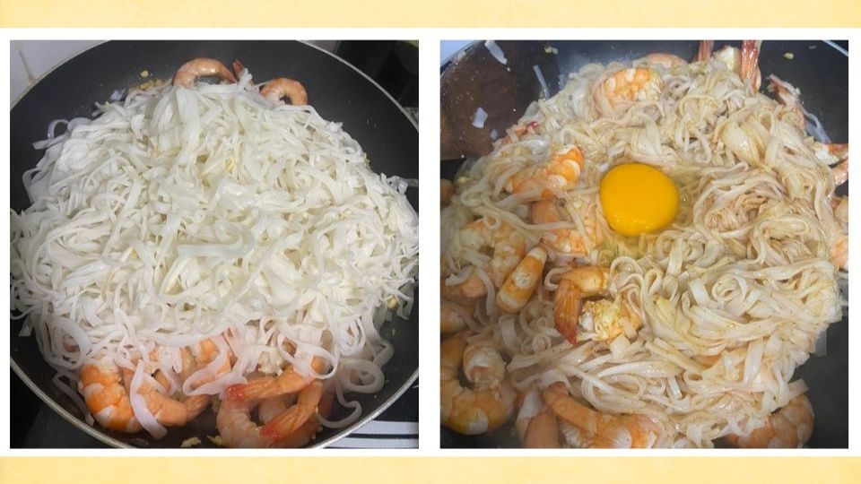 Xào đều nguyên liệu