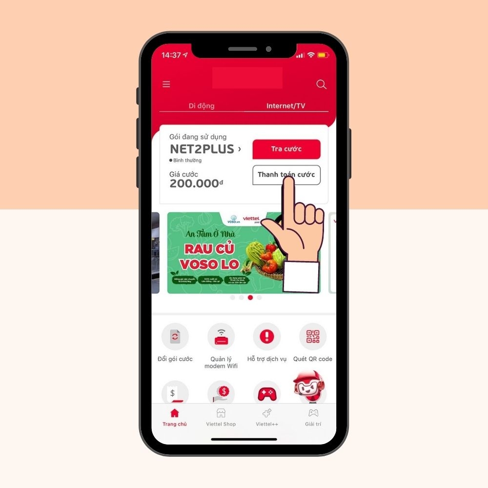 thanh toán Internet Viettel - hình 4