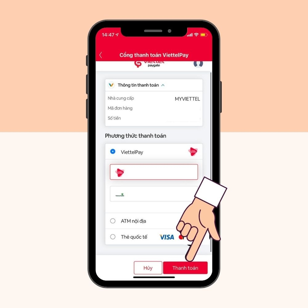 thanh toán Internet Viettel - hình 8