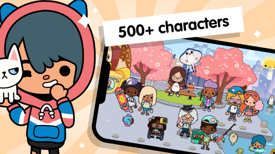 Toca Life World sở hữu 39 nhân vật khác nhau
