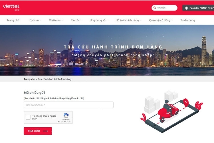 Kiểm tra đơn hàng Shopee trên Viettel Post