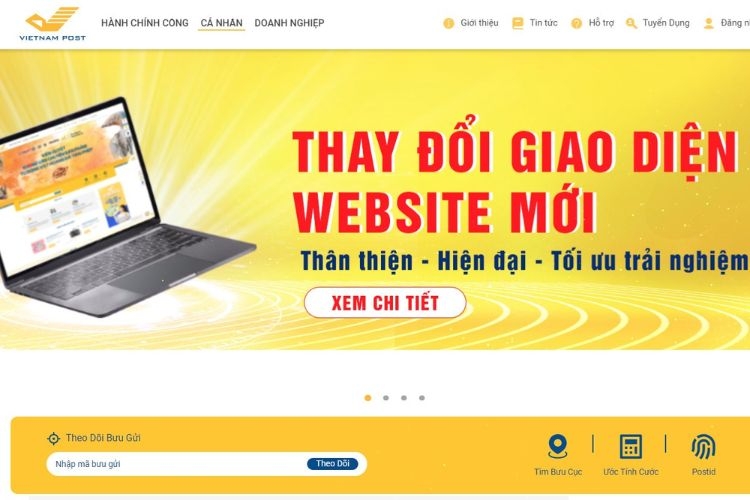 Kiểm tra đơn hàng Shopee trên VN Post