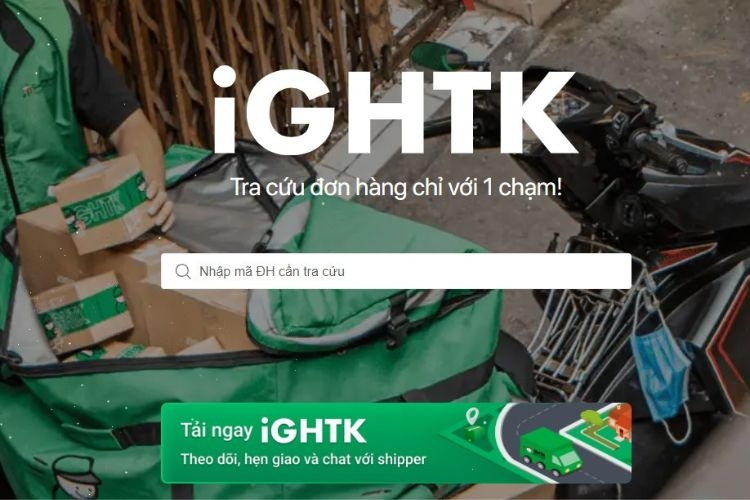 Kiểm tra đơn hàng Shopee trên website Giao Hàng Tiết Kiệm