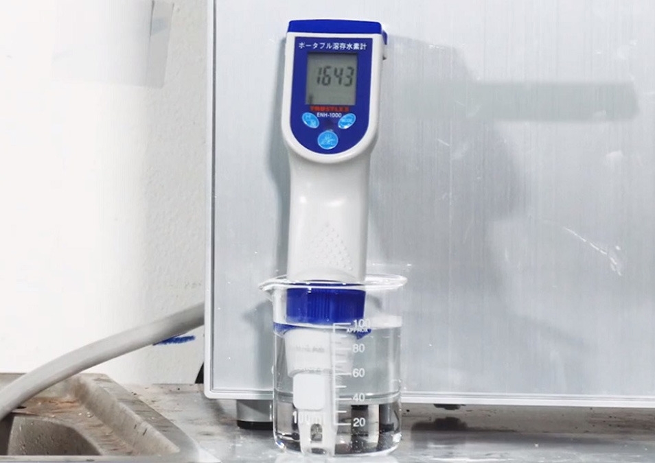 Kiểm tra nồng độ Hydrogen để xác định thời gian thay lõi lọc nước Hydrogen