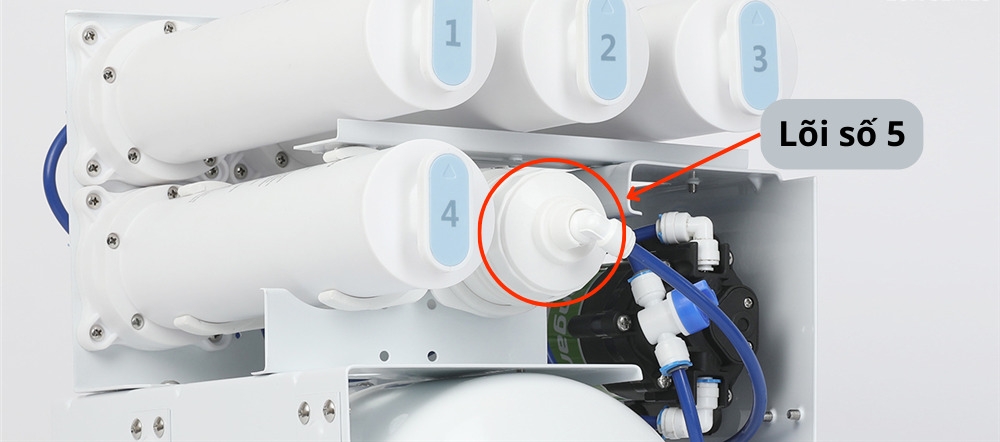 Vị trí lõi lọc số 5