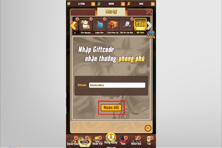 Tổng hợp Code Ninja Làng Lá Truyền Kỳ mới nhất 2024, hướng dẫn nhập code đơn giản