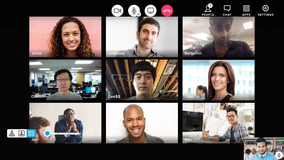 Trải nghiệm giao diện người dùng BlueJeans