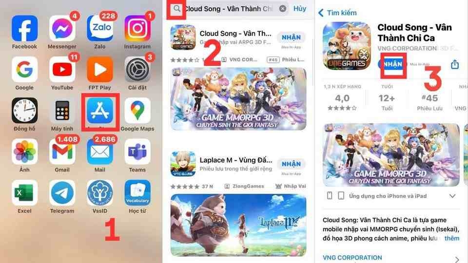 Xác nhận thông tin về trò chơi