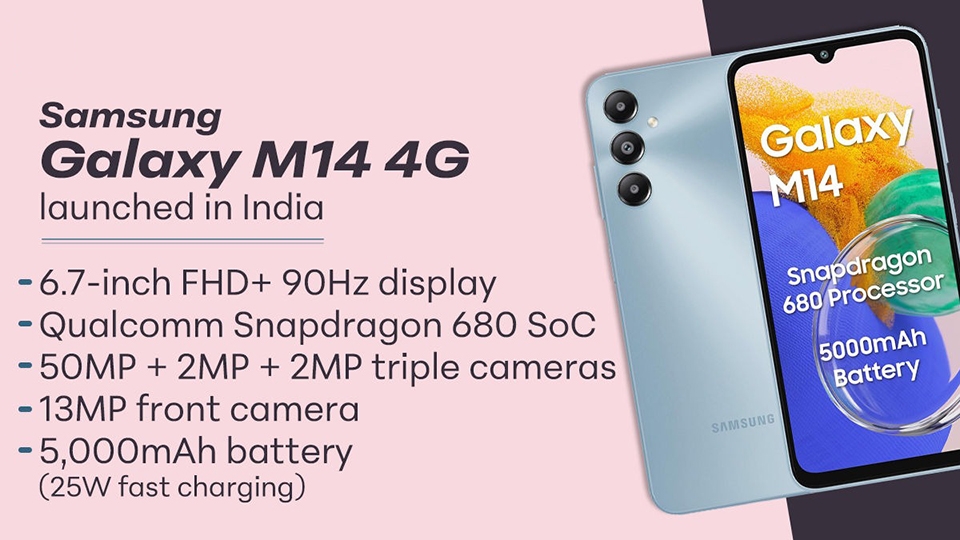 Galaxy M14 4G ra mắt (ảnh 2)