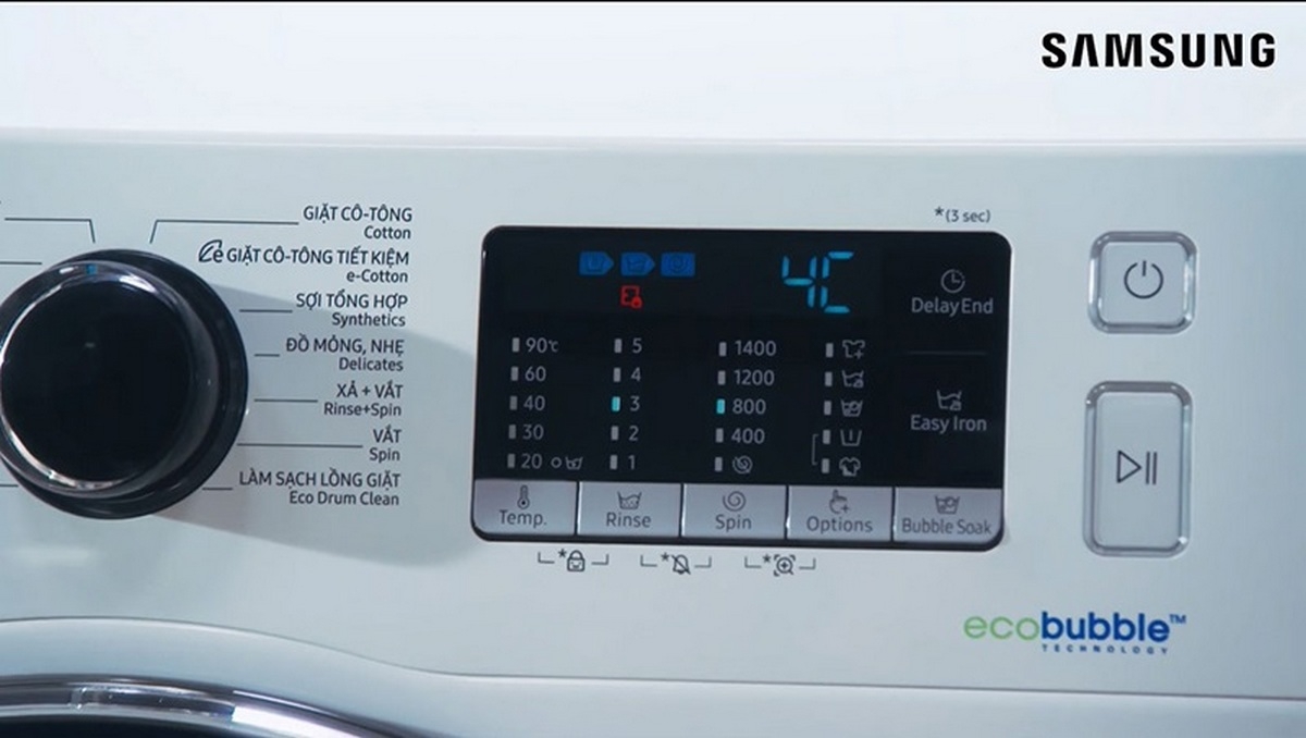 lỗi 4C máy giặt Samsung - hình 1