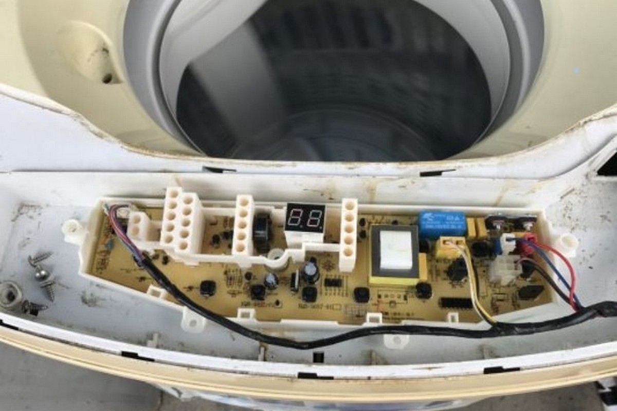 lỗi E1 máy giặt Sanyo - hình 2