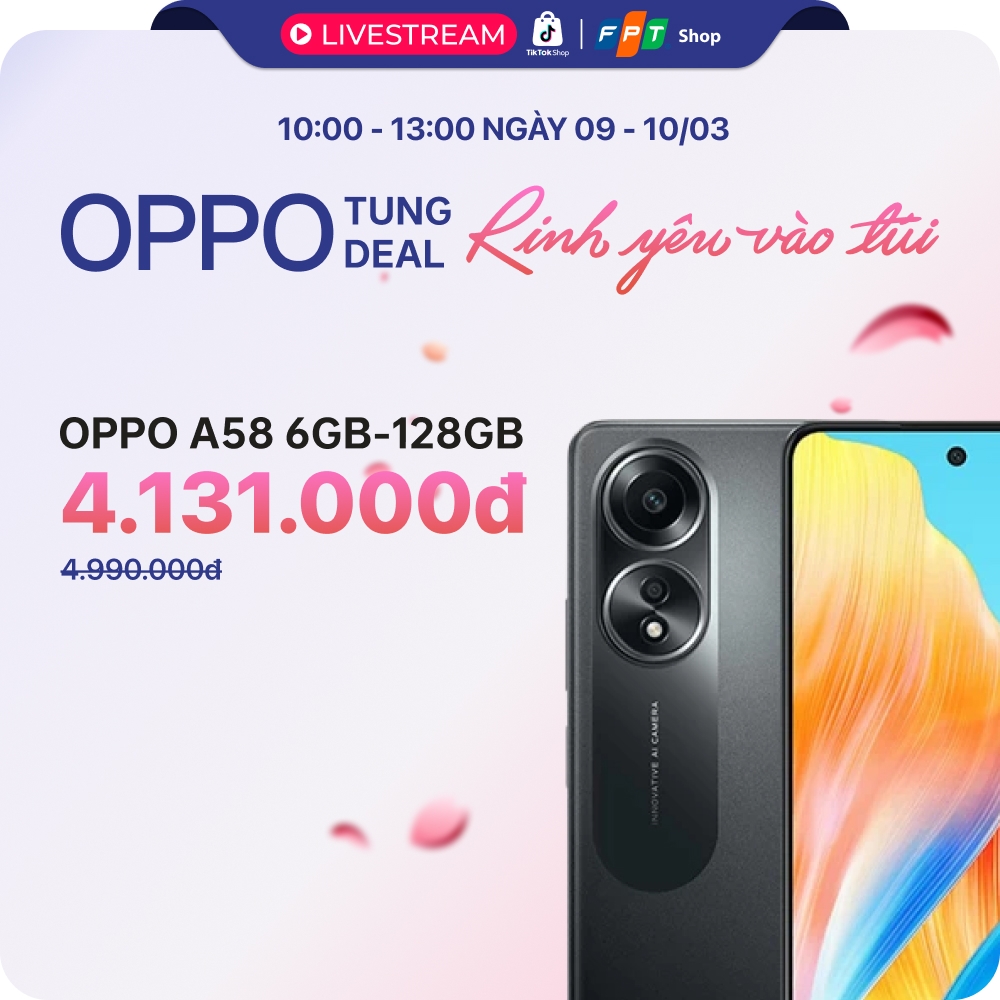 OPPO Reno11 F giảm sâu chỉ còn 7.281.900 đồng, tặng loa thời trang