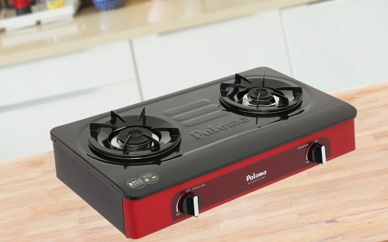 Chất liệu mặt bếp ga Paloma siêu cứng cáp và bền bỉ